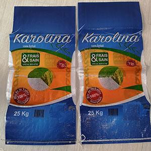 Laminated Polypropylene Rice Packaging Bag 25kg