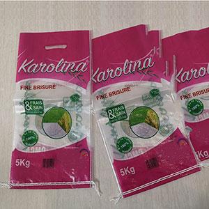 Polypropylene Woven 5kg Rice Packaging Bag